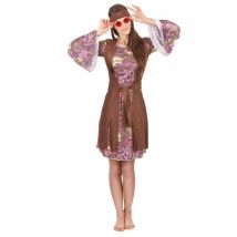 Déguisement mi-long de femme hippie (S/M)