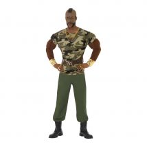 déguisement militaire mister T (M)