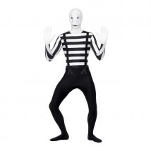 déguisement mime seconde peau (L)