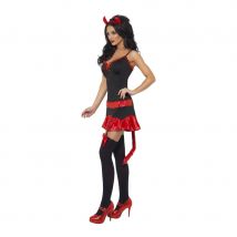 déguisement noir rouge diablesse sexy (s)