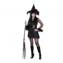 déguisement plumes noir sexy sorcière (s)