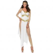 Déguisement robe blanche dorée grecque (S)