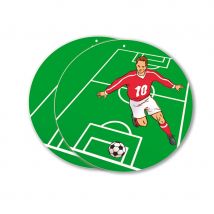 Décor rond de football, 30cm