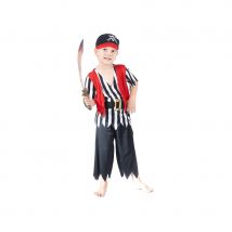 Déguisement rayé de petit pirate pour garçon (3/4 ans)