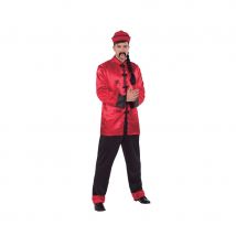 Déguisement rouge de chinois (M)