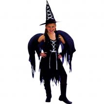 Déguisement sorciere avec ailes fille (7/9 ans)