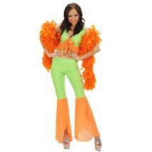 Déguisement vert et orange fluo pour femme (L)