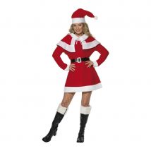 déguisement velour mere noel (M)
