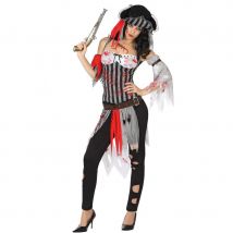 Ensemble de femme pirate ensanglanté (XL)