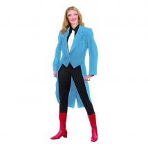 Frac gabardine bleu ciel pour femme (L)