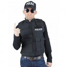 Faux gilet pare-balles de policier (Taille unique)