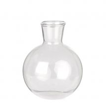 Fiole ronde en verre de 2,5 x 6 x 7,5 cm