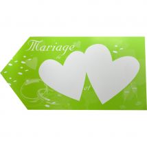 Fleche verte d'indication pour mariage (ANIS)