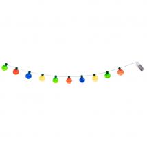Guirlande d'ampoules lumineuses colorées, 1,4m