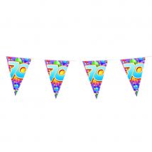 Guirlande d'Anniversaire en plastique chiffre 70 (70)