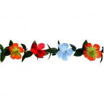 Guirlande de fleurs et feuilles