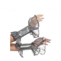 gants dentelles gris (Taille standard)