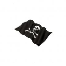 grand drapeau pirate (Noir)