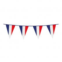 Guirlande de pavillons drapeau France, 10m