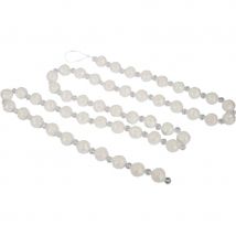 Guirlande de perles blanches de 1.5 m