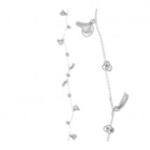 Guirlande de plumes et de perles 1,8m