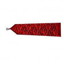 Gants en dentelle rouge avec attache doigt (ROUGE)