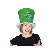 Grand Haut de forme vert happy St Patrick's day