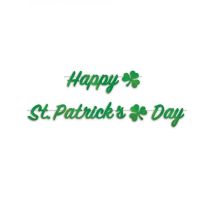 Guirlande happy St Patrick Day de 200 cm