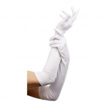 gants long blanc (Blanc)