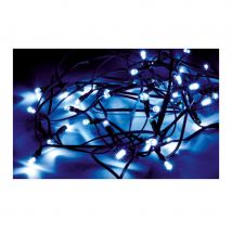 Guirlande led solaire de 4,9m, 50 led bleu