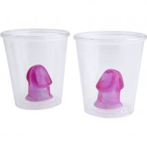 Gobelets shot avec zizi (2 verres)
