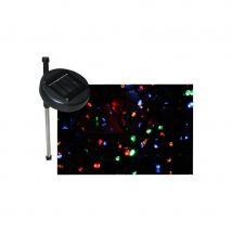 Guirlande solaire clignotante multicolore de 5m (multicolore)