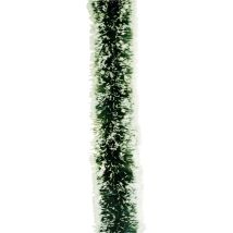 Guirlande verte de noel avec effet neige (VERT)