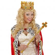 Haute couronne dorée et sertie pour adulte
