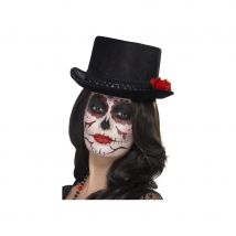 Haut de forme jour des morts noir (Noir)
