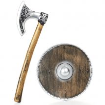 Hache et bouclier de viking pour enfant