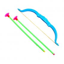 Jouet arc en plastique de 25cm avec flèches