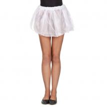 Jupon doublé blanc en tulle (Taille unique)