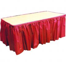 Jupe de table rouge (rouge)