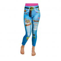 Jeggings hippie peace and love (s/m)