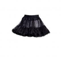 Jupon noir pour femme, 36cm (M/L)