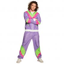 Jogging violet années 80 pour homme (M)