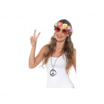 Kit d'accessoires hippie pour adulte