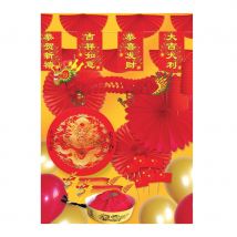kit de décoration spécial reveillon chinois