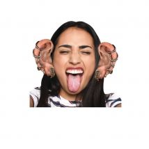 Kit de grosses oreilles avec piercings Bugalugs