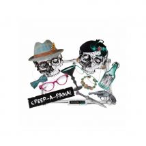 Kit photobooth squelettes western
