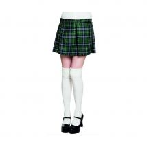 Kilt vert écossais pour femme (Taille unique)