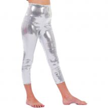 Leggings argenté (8/10 ans)