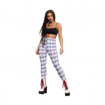 Legging alien blanc (M)