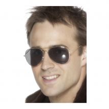 lunettes aviateur monture argent